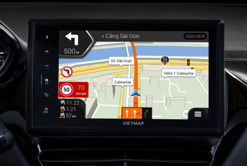 Ứng dụng đo tốc độ di chuyển Vietmap.