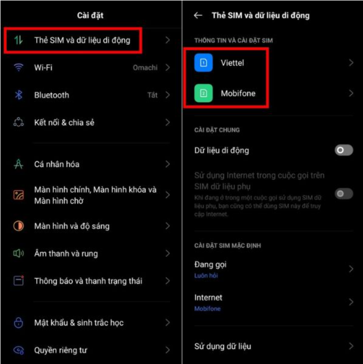 doi ma vung dien thoai android