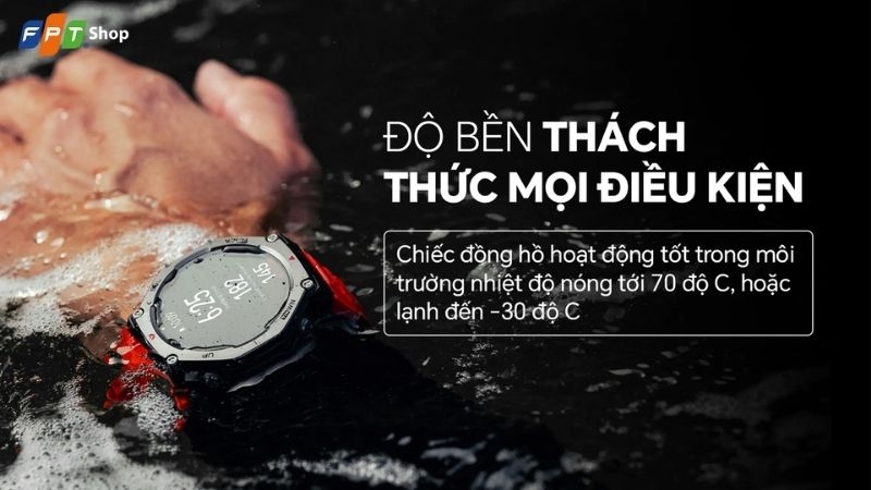 Đồng hồ thể thao chống nước Amazfit T-Rex 3