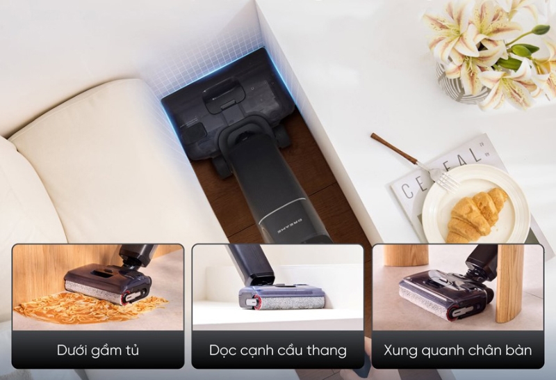 Máy hút bụi lau nhà không dây Dreame H16 GT - hình 4