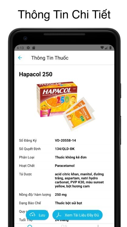 xem thong tin thuoc duoc lieu