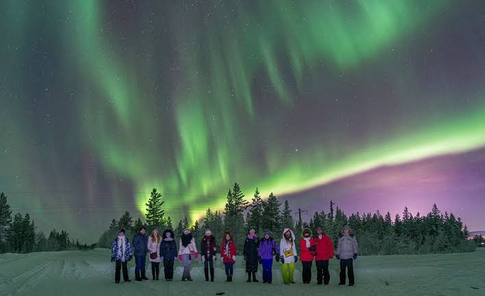 săn cực quang tại Murmansk