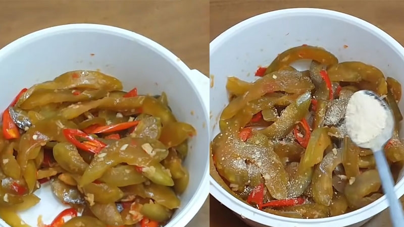 Dưa mắm hình 8