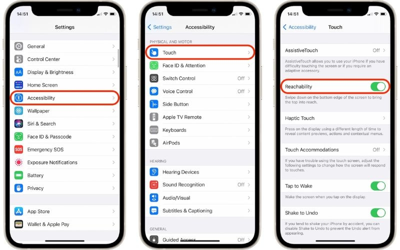 Cách bật tính năng đưa màn hình vào trong tầm với trên iPhone