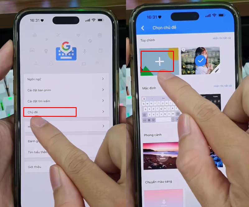 Dùng ảnh chụp để làm hình nền bàn phím - hình 7