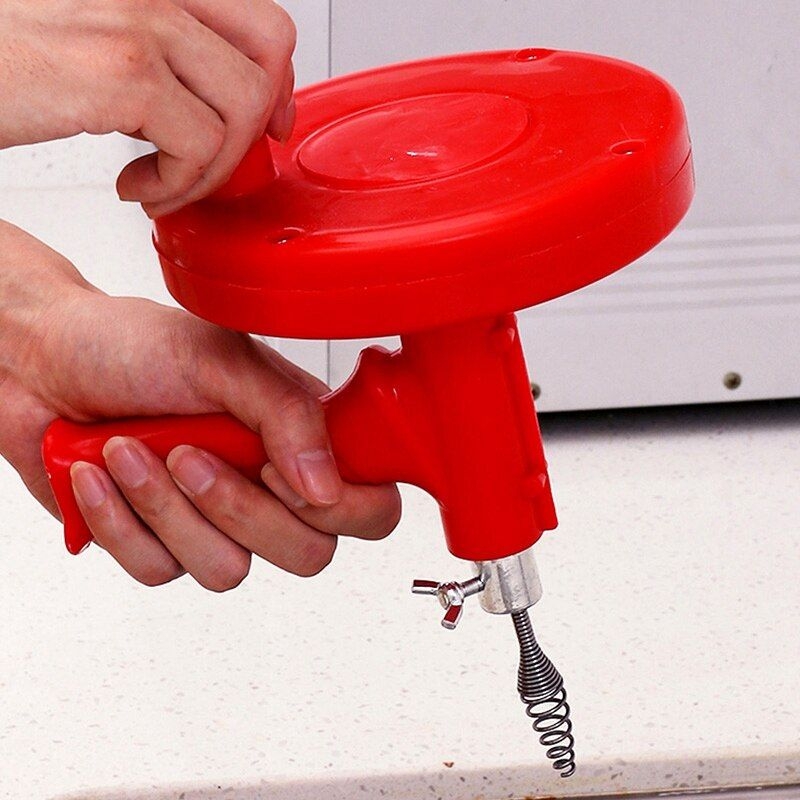 Dụng cụ thông bồn cầu hình móc xoắn