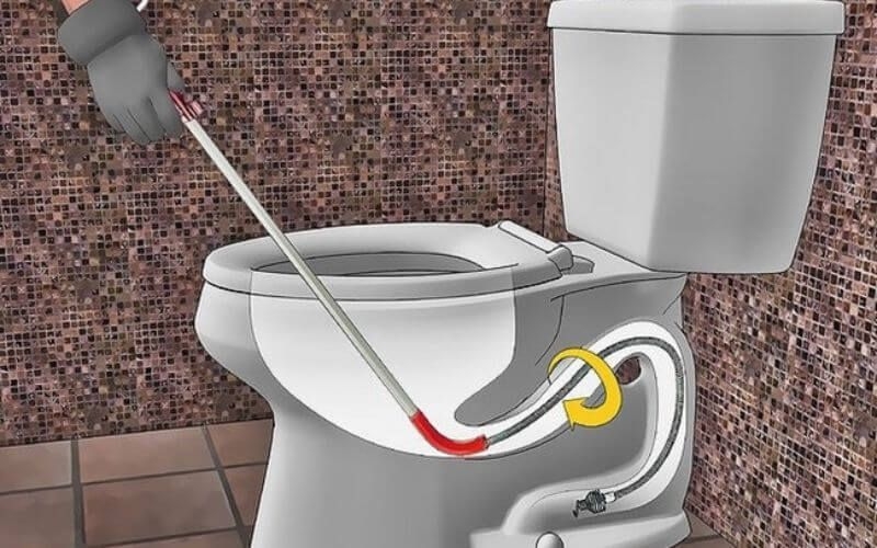 Dụng cụ thông bồn cầu loại cầm tay