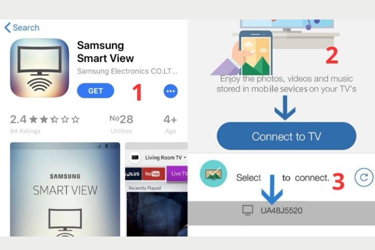 dùng iPhone điều khiển tivi Samsung 5