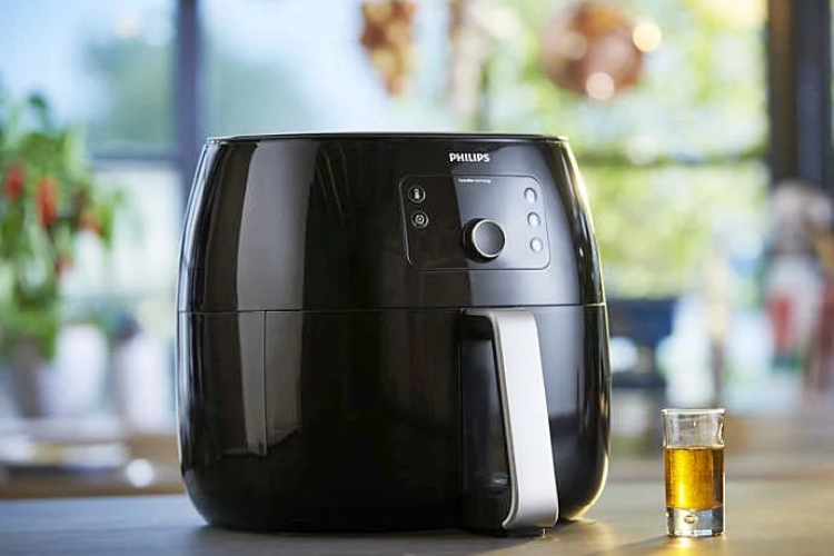 dùng nồi chiên không dầu không tốn điện 2