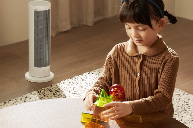 d&ugrave;ng quạt sưởi an to&agrave;n cho trẻ h&igrave;nh 5