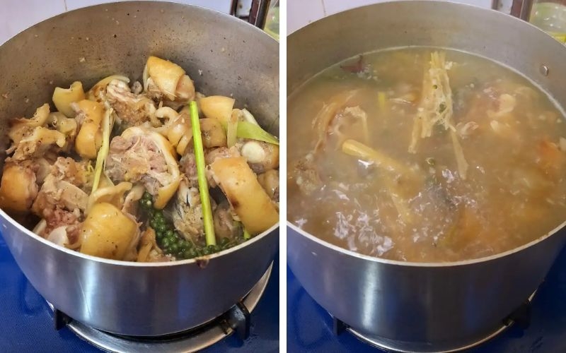 Xào và hầm đuôi bò