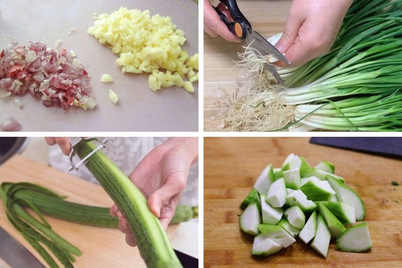 Ếch xào mướp ảnh 4