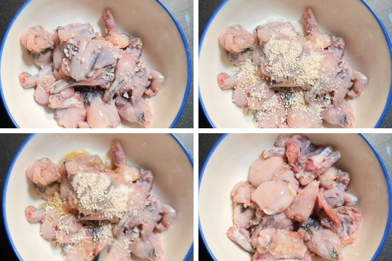 Ếch xào mướp ảnh 5