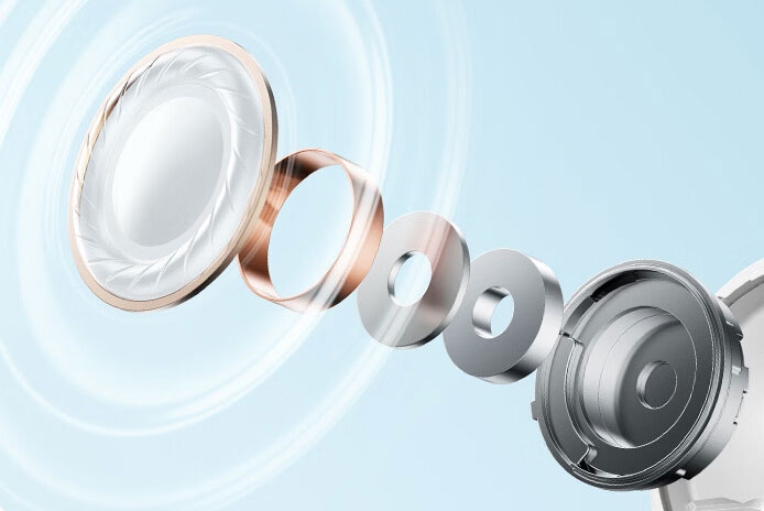 Driver dynamic 12 mm trên Edifier We-Bass kết hợp thuật toán bù âm trầm, giúp cải thiện khả năng tái tạo âm bass.