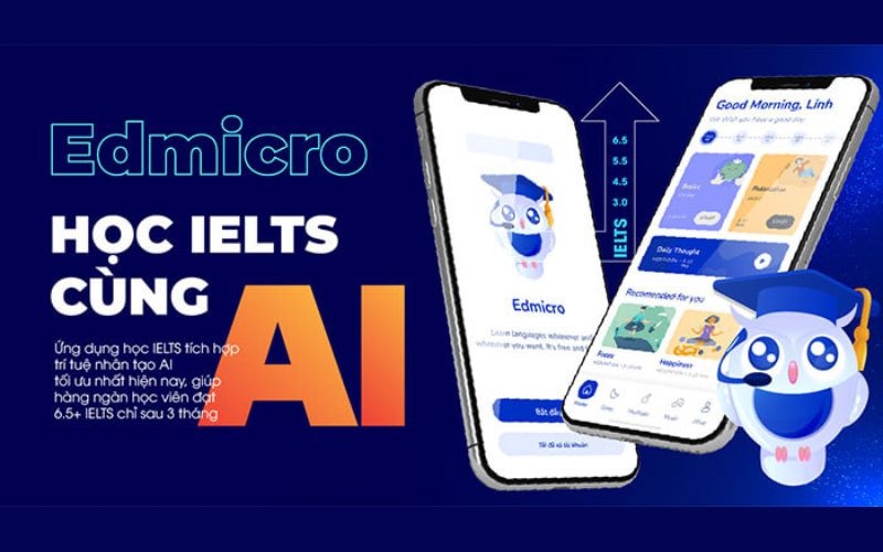 gioi thieu ung dung edmicro ielts