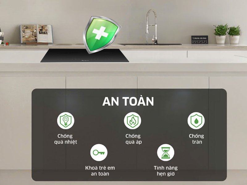 Bếp từ đôi lắp âm Kangaroo KGIC50D3C 4400W - hình 6
