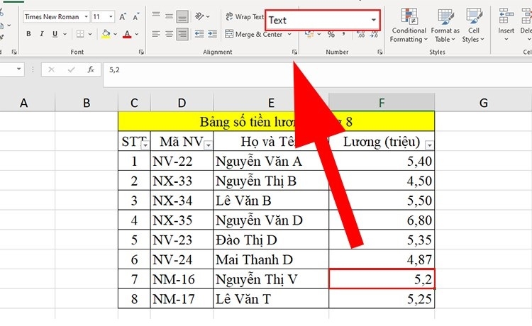 Excel tính sai kết quả (Hình 2)