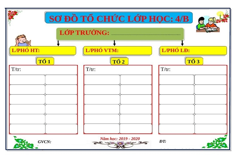 file sơ đồ lớp học 6