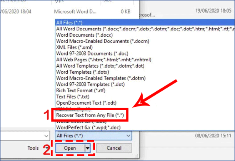 file word bị hỏng 4
