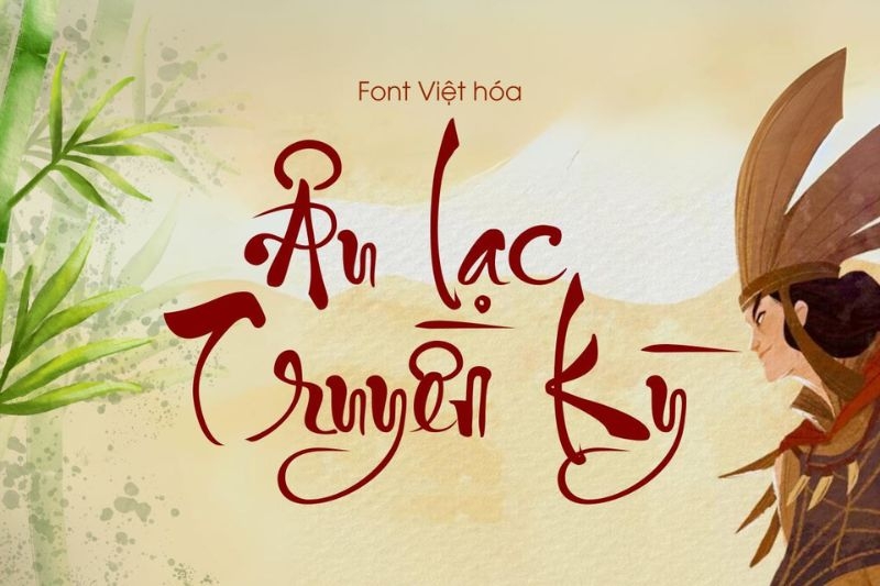 Font bảng chữ cái thư pháp ảnh 10