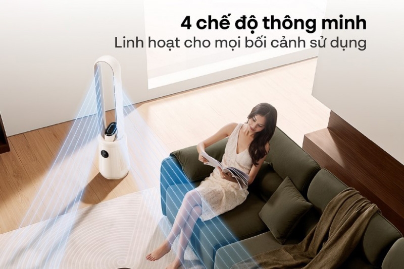 Quạt không cánh tích hợp lọc không khí Fujihome BF15 HEPA VOICE - hình 5