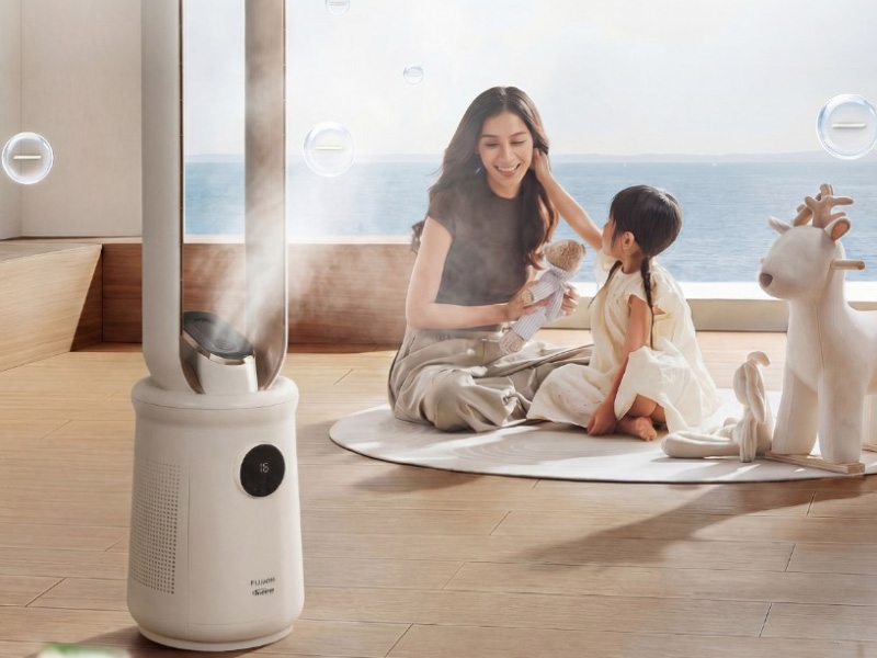 Quạt không cánh tích hợp lọc không khí Fujihome BF15 HEPA VOICE - hình 6