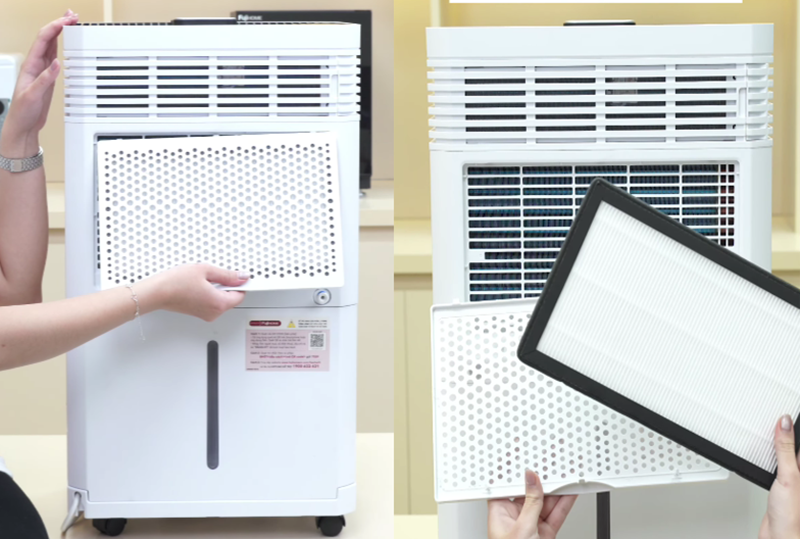 Máy hút ẩm 60 lít Fujihome DH60W-HEPA (hình 7)