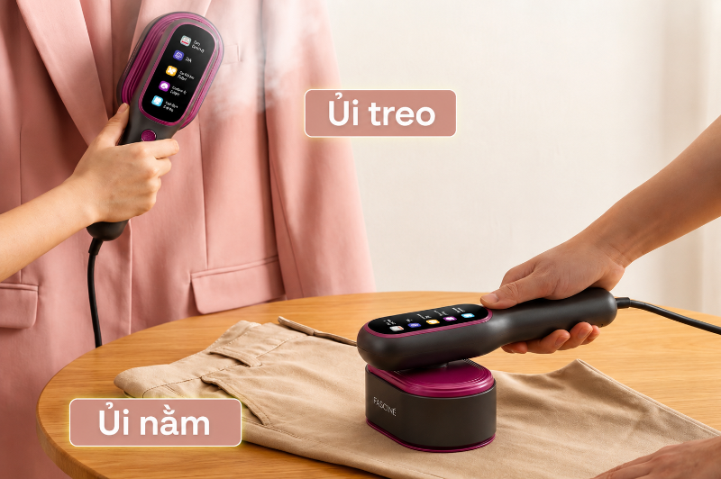 Bàn ủi hơi nước cầm tay Fujihome SI718AB - hình 7
