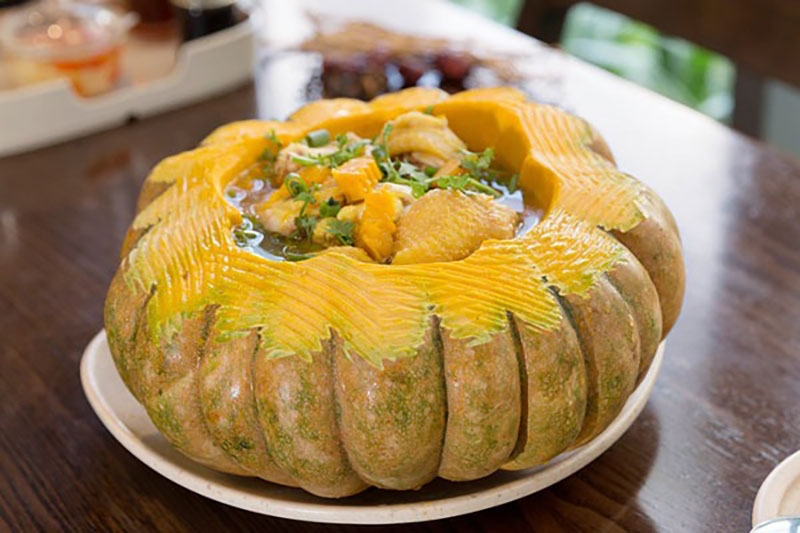 Gà hầm bí đỏ (hình 8)