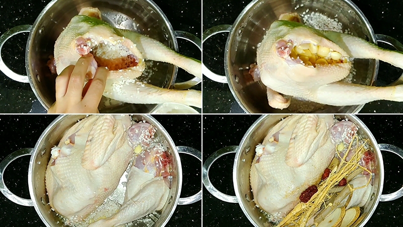 gà hầm sâm 4
