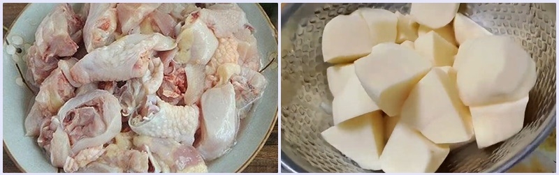 gà kho khoai tây 6