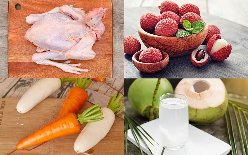 gà nấu trái vải 1