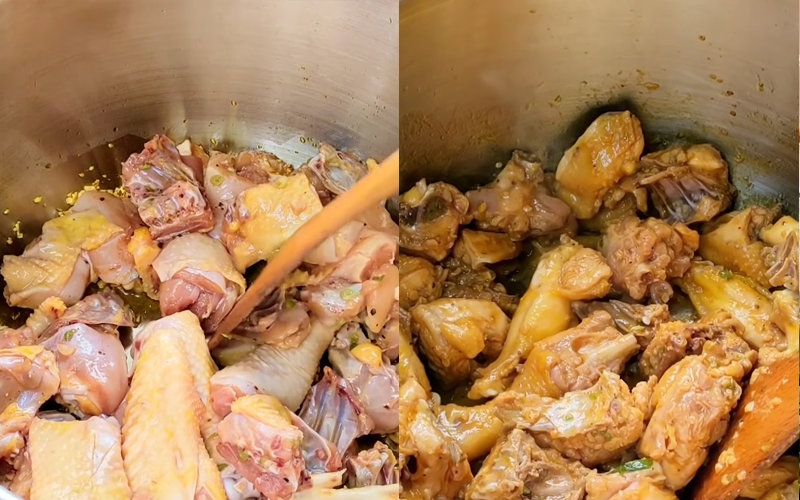 gà nấu trái vải 4