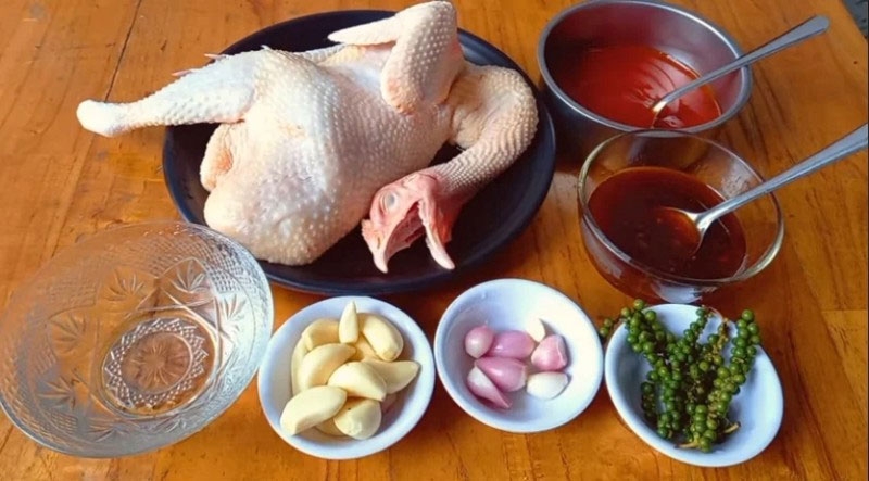 Gà nướng mắm nhĩ hình 1