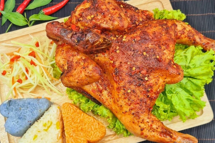 Gà tre nướng muối ớt hình 6
