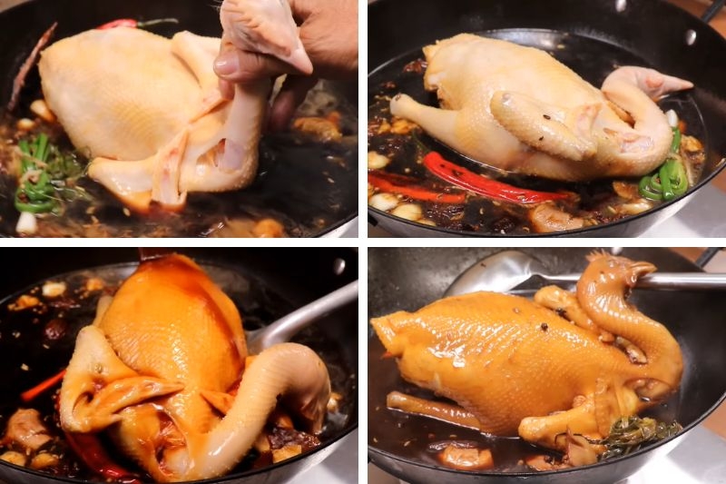 Gà ủ xì dầu ảnh 4