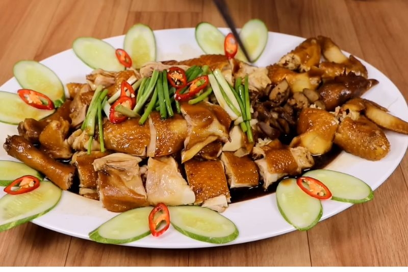 Gà ủ xì dầu ảnh 6