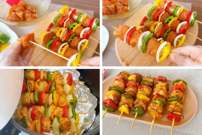 Gà xiên que ảnh 4