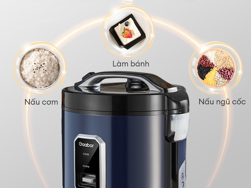 Nồi cơm điện tử Gaabor 2.2 lít RC50M-BE01A (hình 5)
