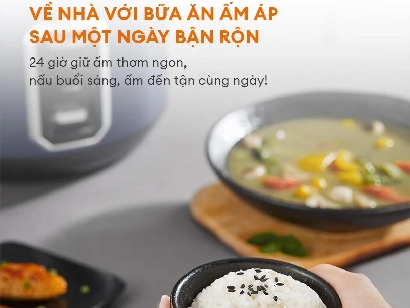 Nồi cơm điện tử Gaabor 2.2 lít RC50M-BE01A (hình 7)