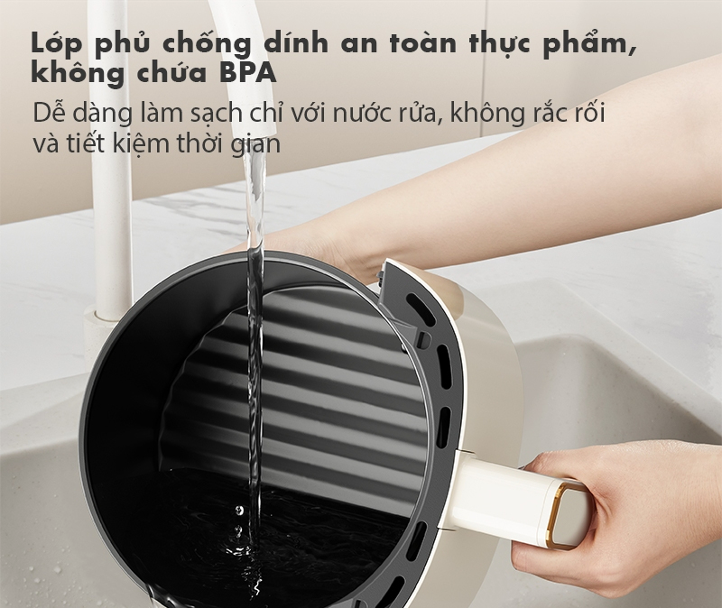 Gaabor AF-35M01A có lớp phủ chống dính