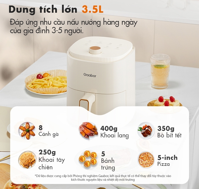 Gaabor AF-35M01A dung tích 3.5 lít