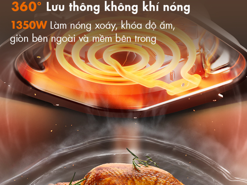 Nồi chiên không dầu Gaabor 5 lít AF-45M01A (hình 5)