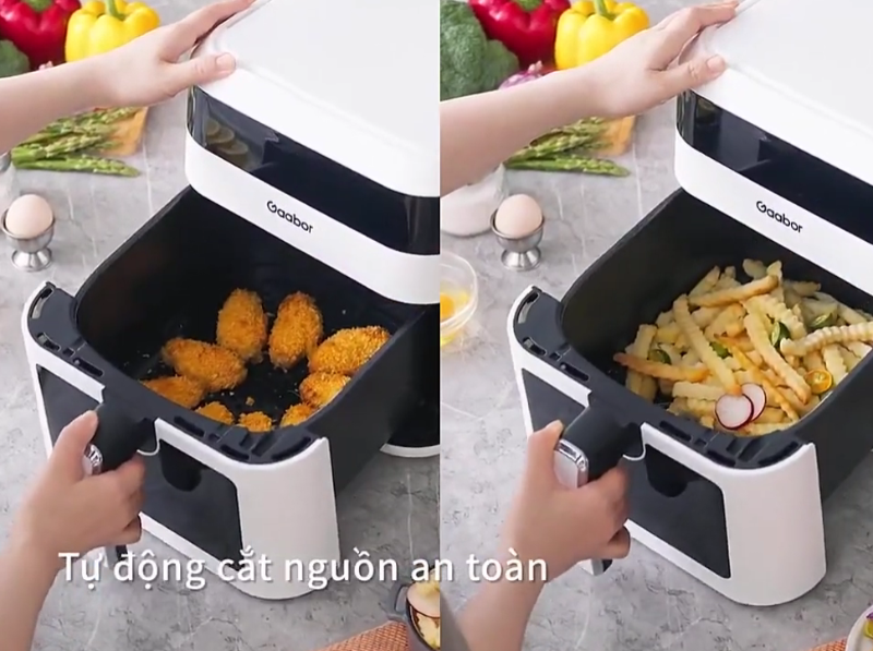 Nồi chiên không dầu Gaabor 8.5 lít GA-E85AS (hình 12)