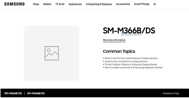 Galaxy M36 xuất hiện trên website chính thức Samsung, ngày ra mắt đã tới gần