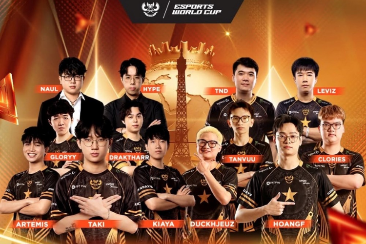 gam esports đội hình mới 2026 5