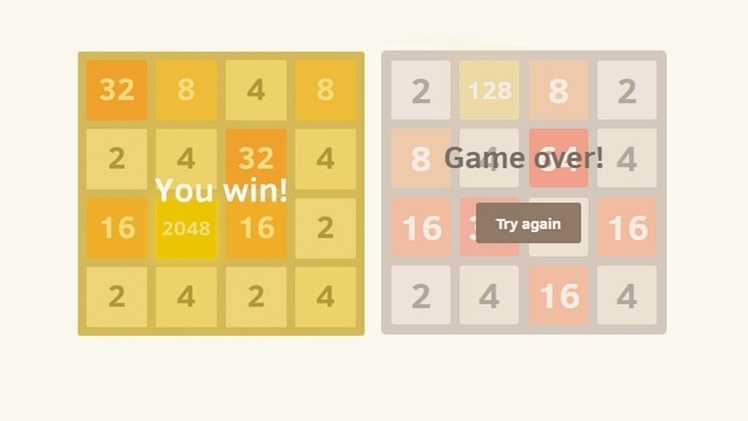 game 2048 ảnh 5