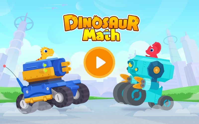 game dành cho trẻ em 7 tuổi - Dinosaur Math