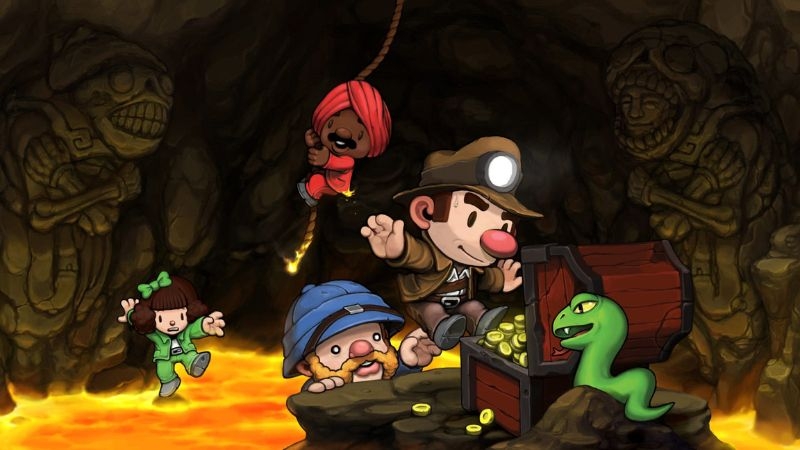 game hay nhất cho Chromebook - Spelunky