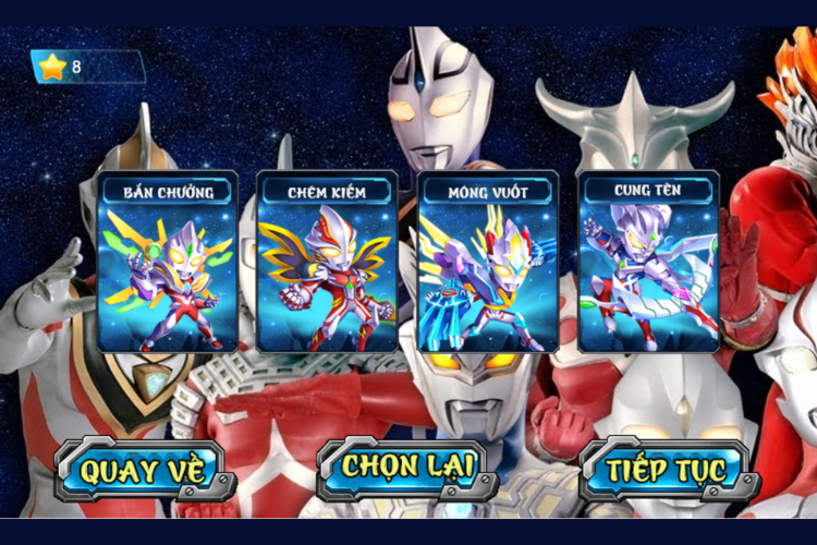 game siêu nhân điện quang 4